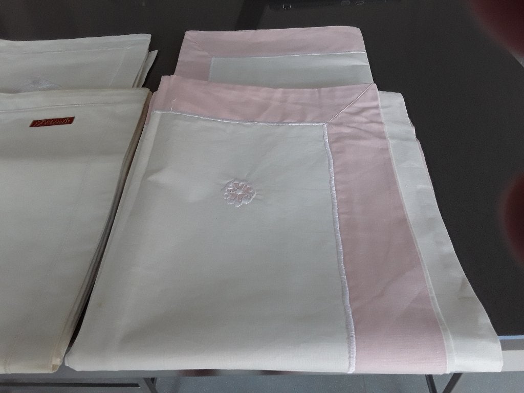 Retro kussenslopen, Ophalen, Wasbaar, Wit, Nieuw