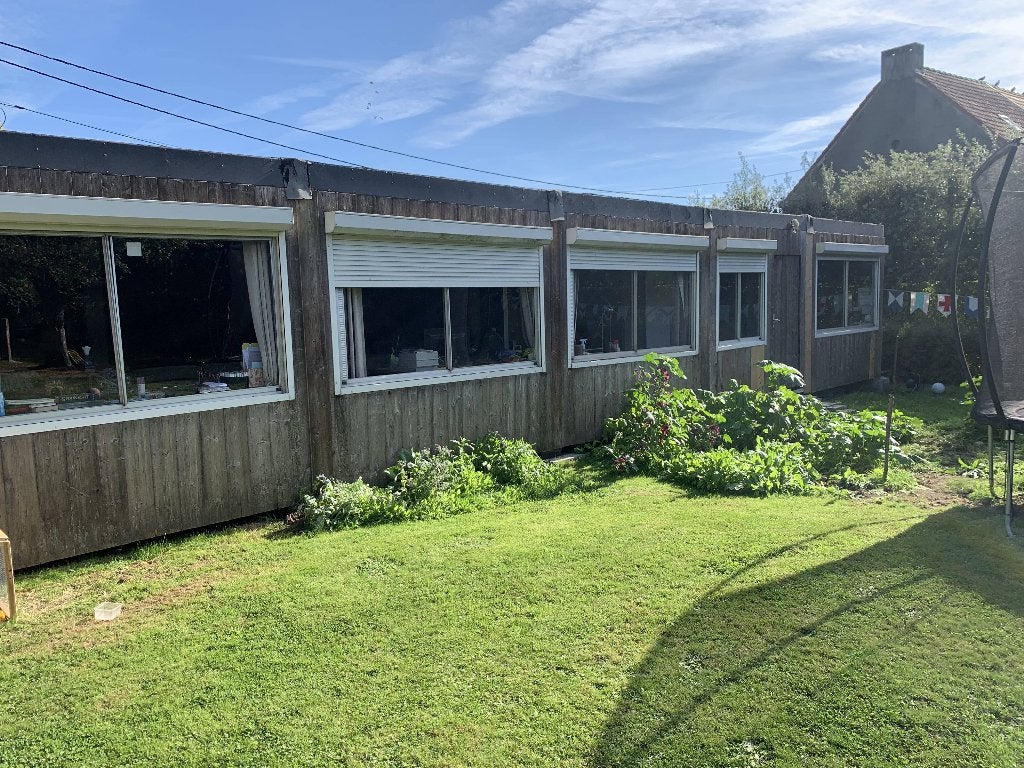 volledig ingerichte wooncontainer met airco - 108m2, Doe-het-zelf en Bouw, Ophalen