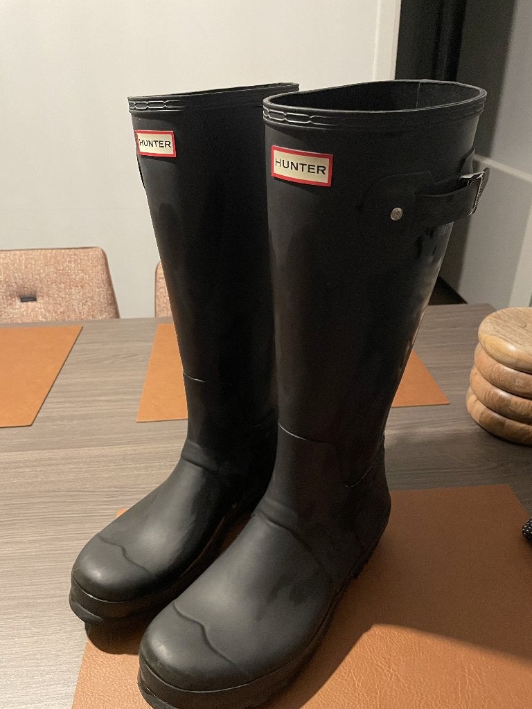 Hunter Original zwarte regenlaarzen, Vêtements | Hommes, Bottes de pluie, Enlèvement ou Envoi, Comme neuf, Hunter