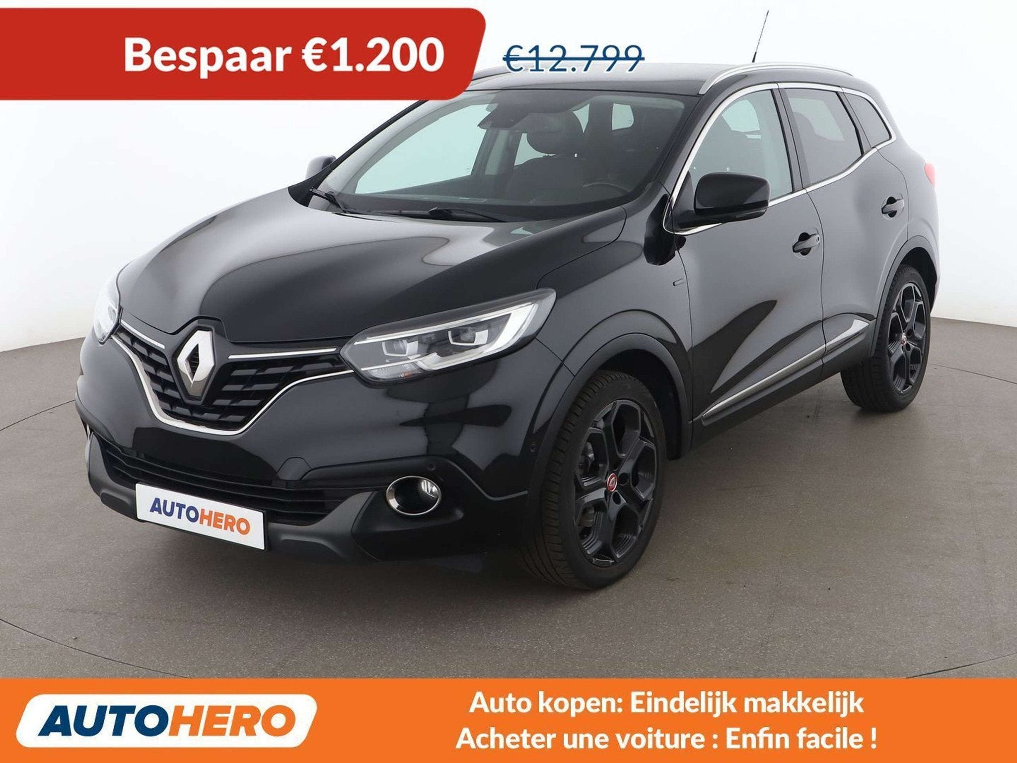 Renault Kadjar 1.6 TCe Energy Black Edition, Autos, Kadjar, Achat, 139 g/km, Noir