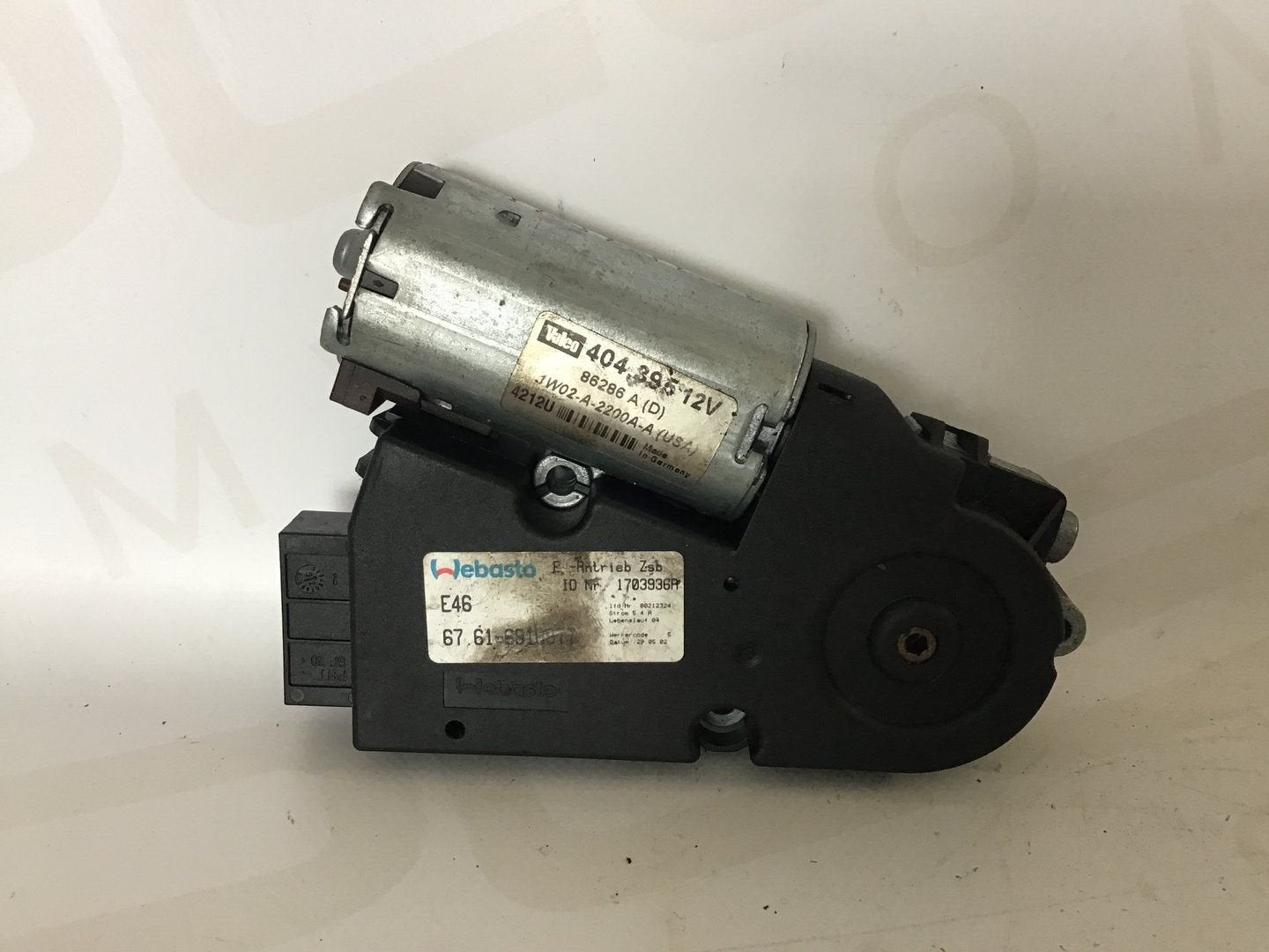 Schuifdak motor BMW E46 67616918977, -, Utilisé, -, Enlèvement ou Envoi