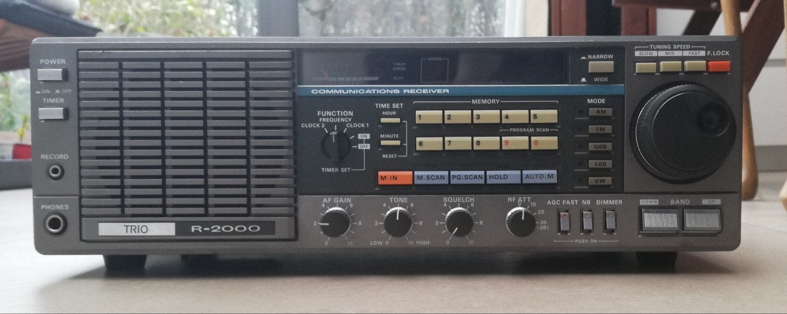 Te koop: Kenwood R2000 verkeersontvanger, Telecommunicatie, Ophalen of Verzenden, Zo goed als nieuw, Ontvanger