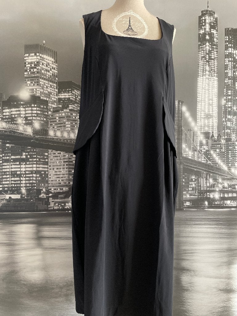Hugo & Co jurk maat 46 - zwart - mouwloos, Verzenden, Zwart, Maat 46/48 (XL) of groter, Hugo & Co