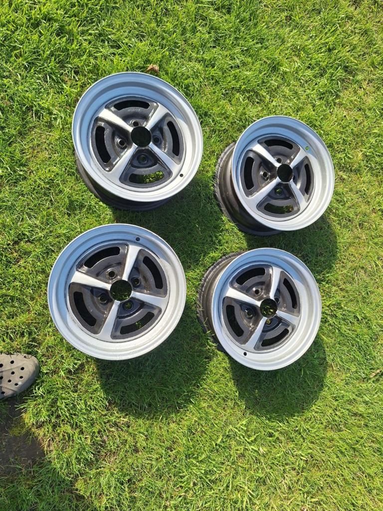 4 velgen opel kadett C, kadett B, manta A, Auto-onderdelen, Banden en Velgen, Ophalen, 13 inch, Velg(en)