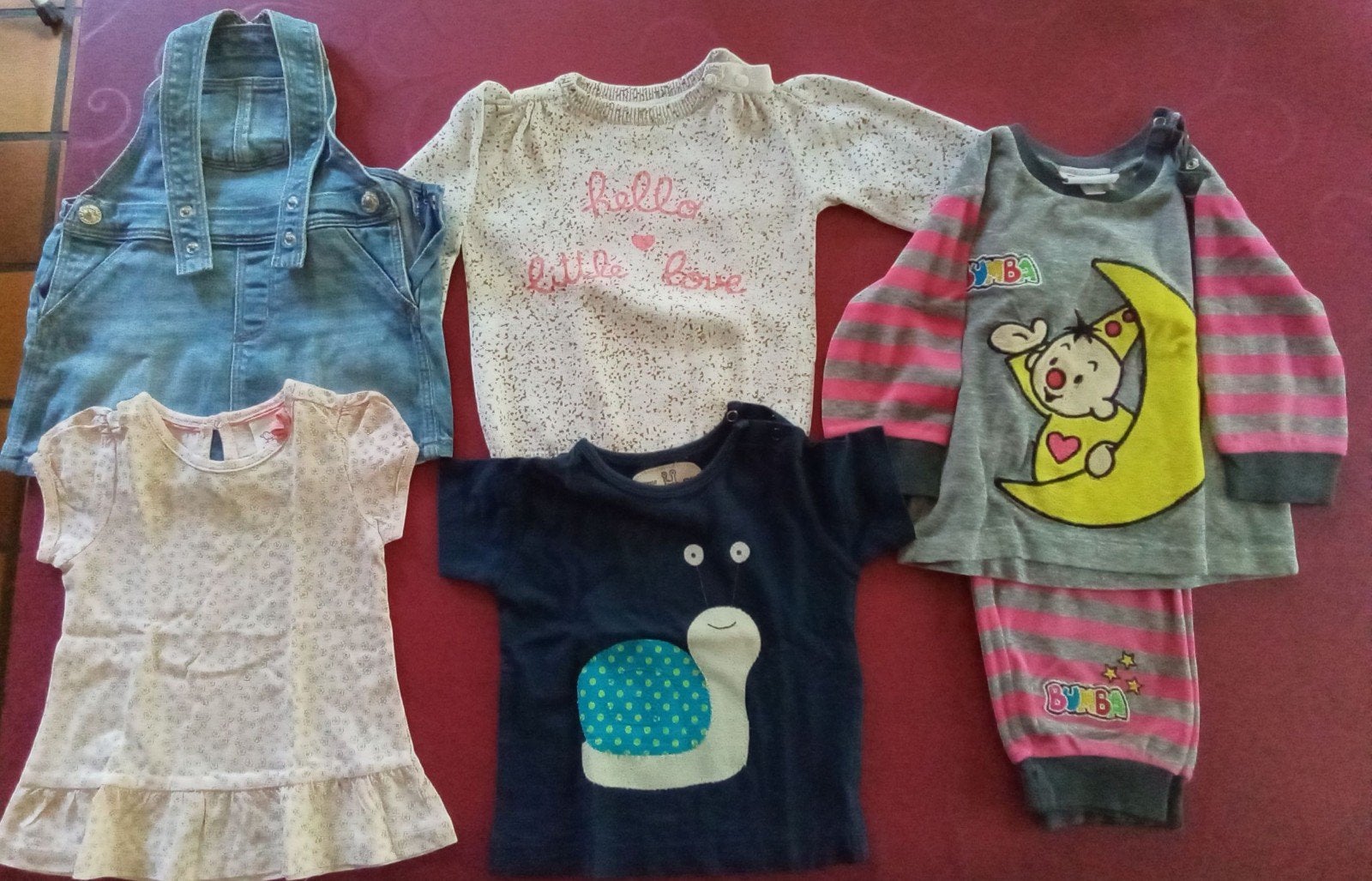 Kleding meisjes M74 .  5 st voor 4 euro, Ophalen of Verzenden, Zo goed als nieuw, Meisje, Setje