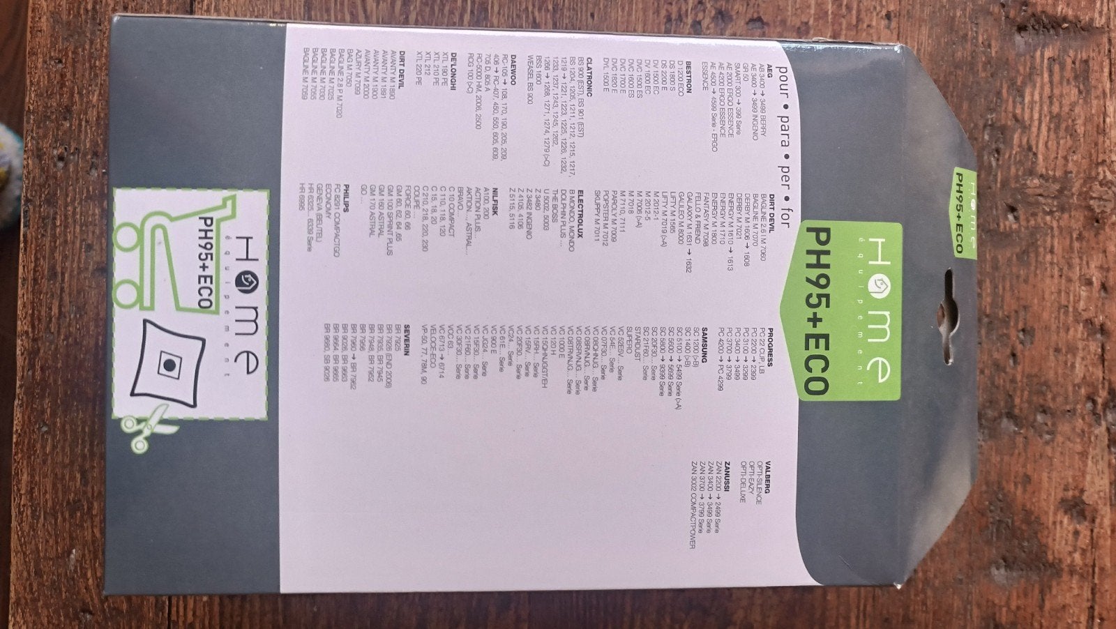 PH95 Eco-stofzuigerzakken: 12 zakken, doos niet geopend, Ophalen of Verzenden, Nieuw, Overige typen, Philips