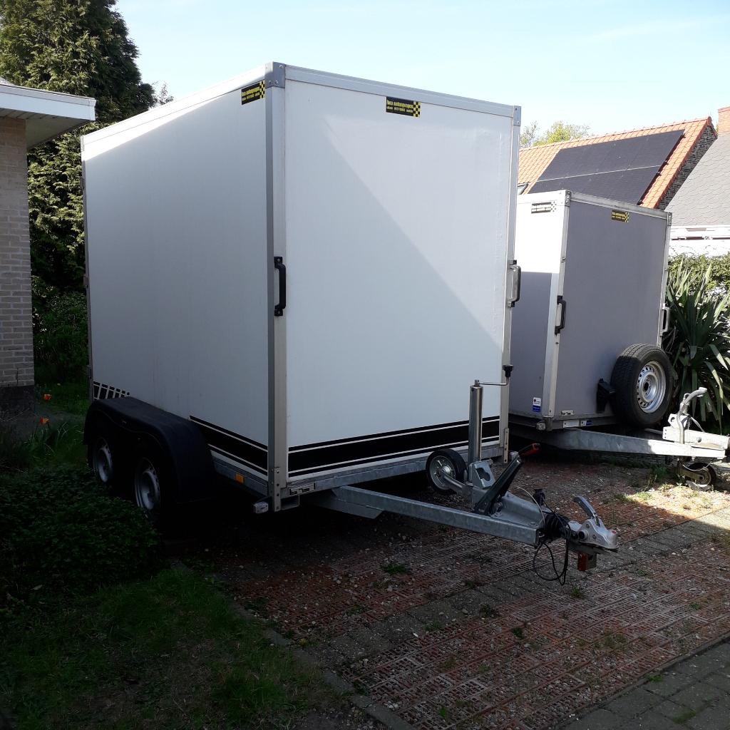 gesloten aanhangwagen geremd, Enlèvement, Comme neuf