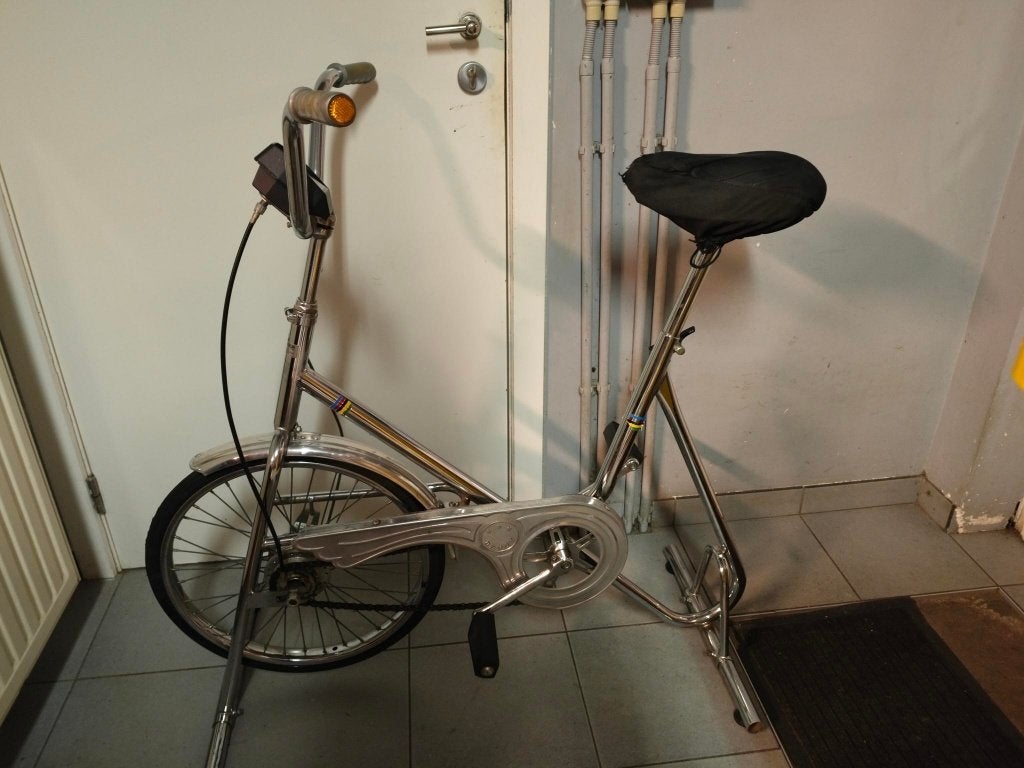 Velo d'appartement vintage, Vintage, Argent, Enlèvement, Utilisé