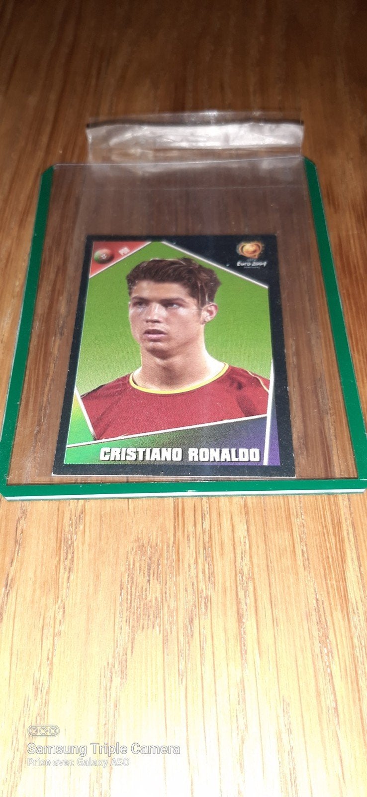 PANINI RONALDO  CRISTIANO ROOKIE  EURO 2004 RARE  !