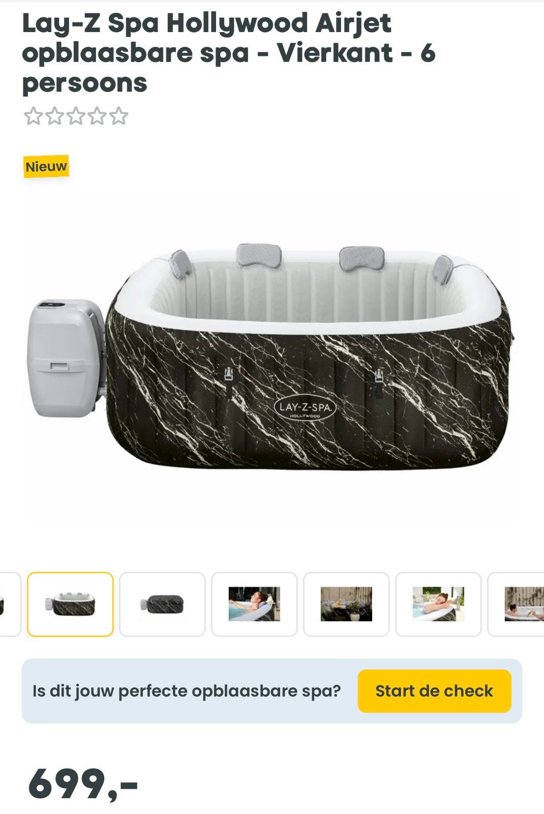 Jaccuzi van lay-z spa te koop .Heel goede prijsMoet snel weg, Jardin & Terrasse, Enlèvement, Comme neuf