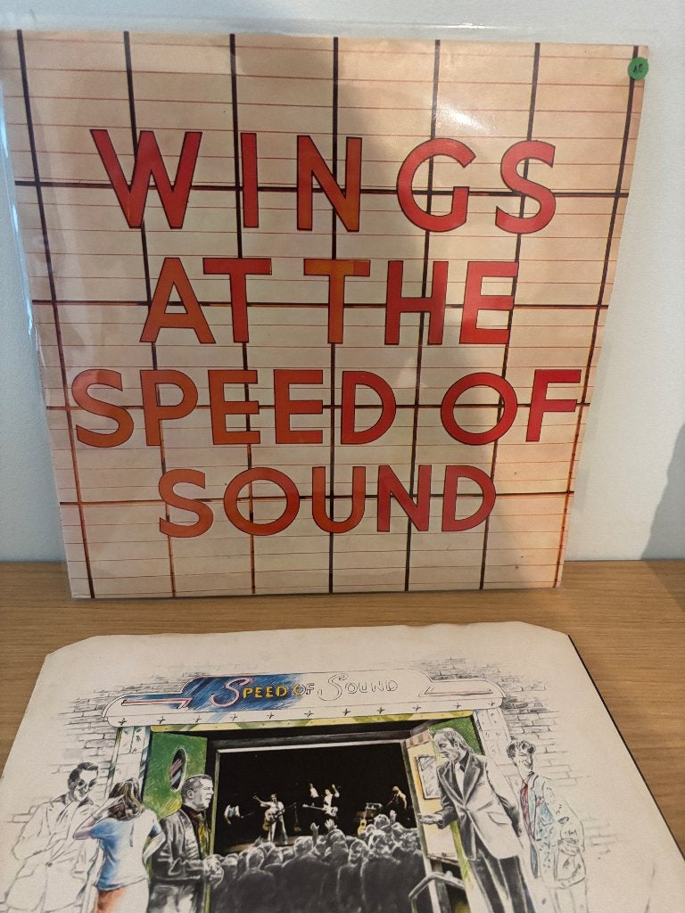 LP - Wings - at the speed of sound, Cd's en Dvd's, Gebruikt, Ophalen of Verzenden, 1970 - 1979, 12 inch