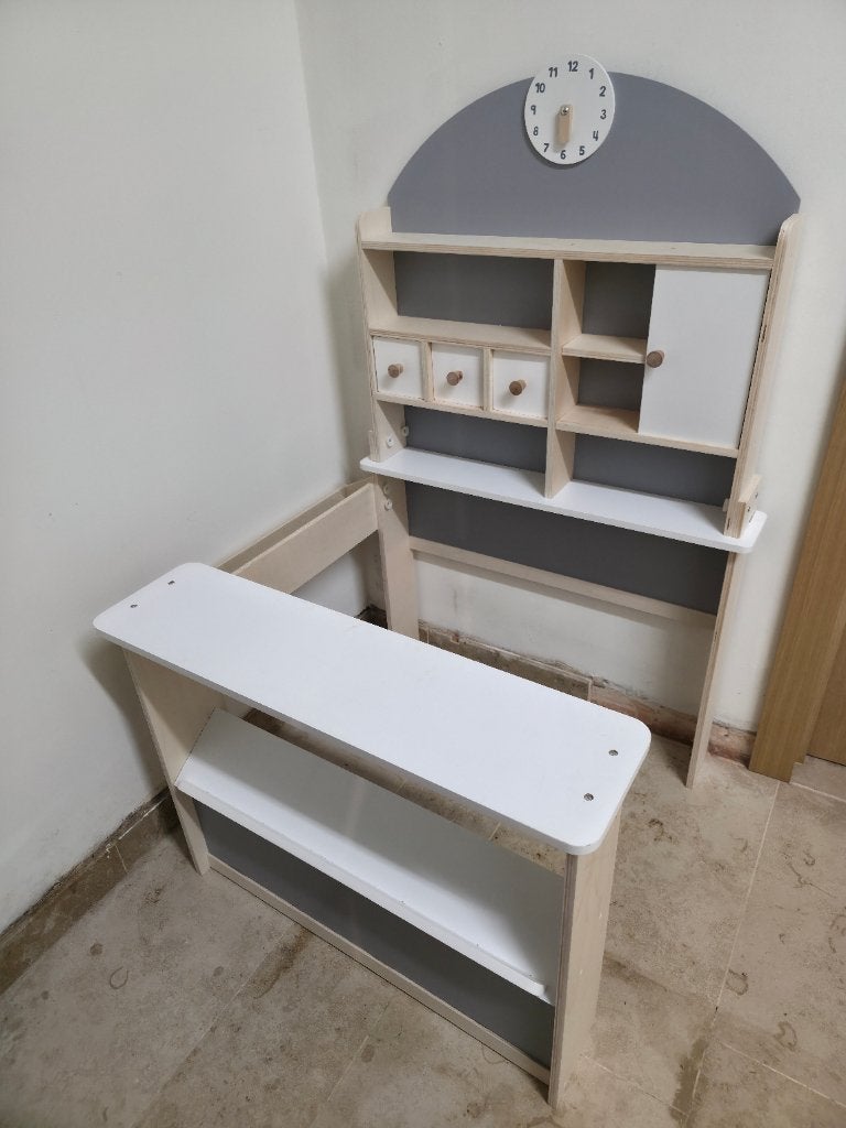 Speelgoed winkeltje, Enfants & Bébés, Jouets | Jouets en bois, Enlèvement, Comme neuf, Meuble ou Kitchenette
