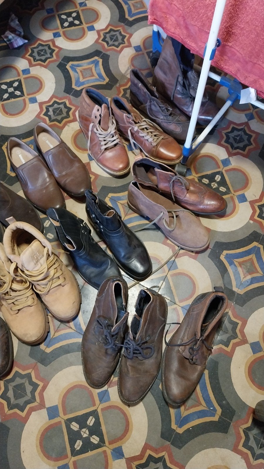 Chaussures lot la plupart en cuir, Enlèvement