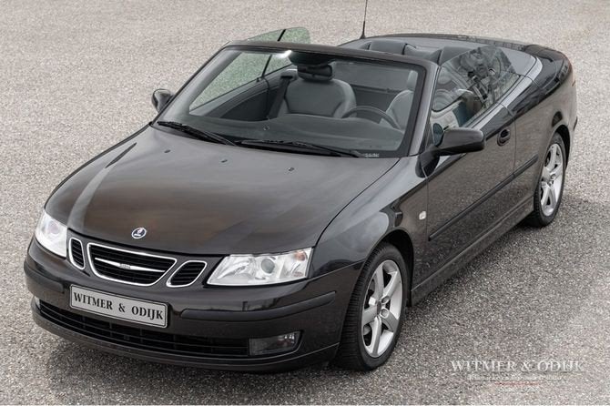 Cabrio Saab 9.3 Uitstekende Staat/Gekeurd voor verkoop, Auto's, Saab, Voorwielaandrijving, Euro 5, Cabriolet, Leder en Stof