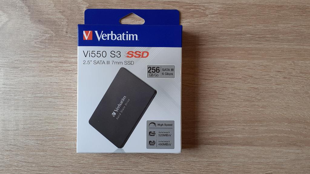 SSD neuf 256GB Sata3 Verbatim Vi550 S3, Informatique & Logiciels, Neuf, 256GB, Enlèvement ou Envoi, Interne