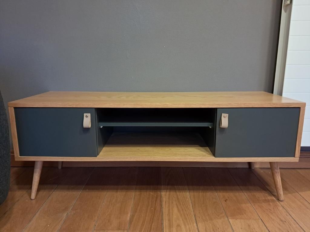 Tv-meubel in Scandinavische stijl, Eikenhout