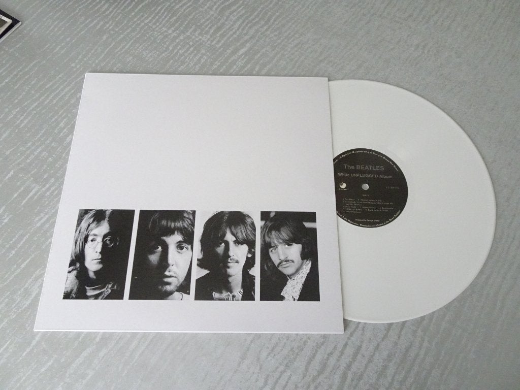 The Beatles  Lp   White Unplugged Album - white vinyl, Cd's en Dvd's, LP, Colored vinyl, Ophalen of Verzenden, Zo goed als nieuw