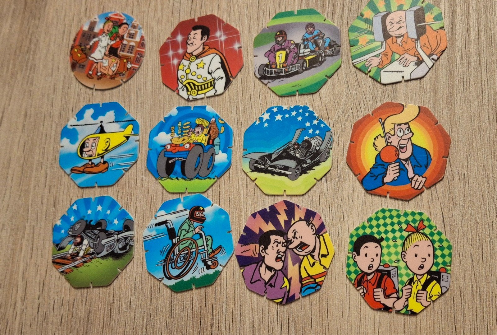 Lot de bandes dessinées flippo Persil comic Suske Wiske 1996, Collections, Flippos, Enlèvement ou Envoi, Strip, Flippos en vrac