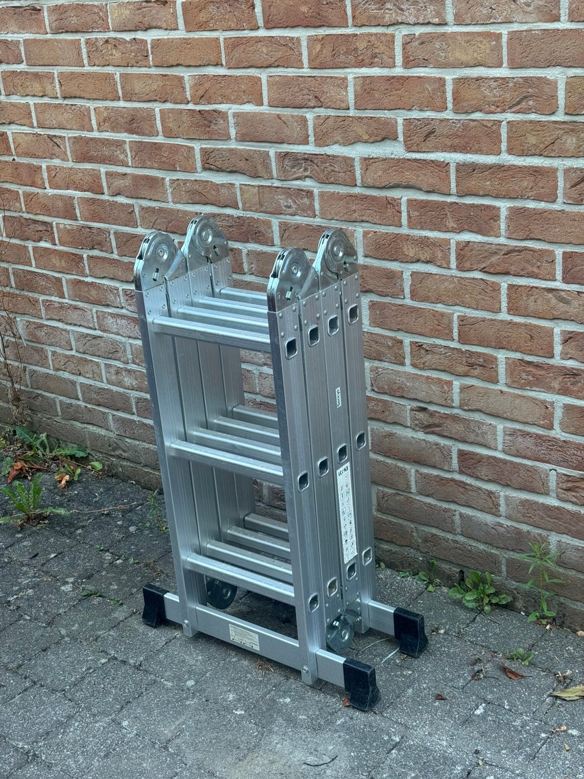 Échelle multifonction articulée en aluminium, Ophalen, Zo goed als nieuw, Ladder