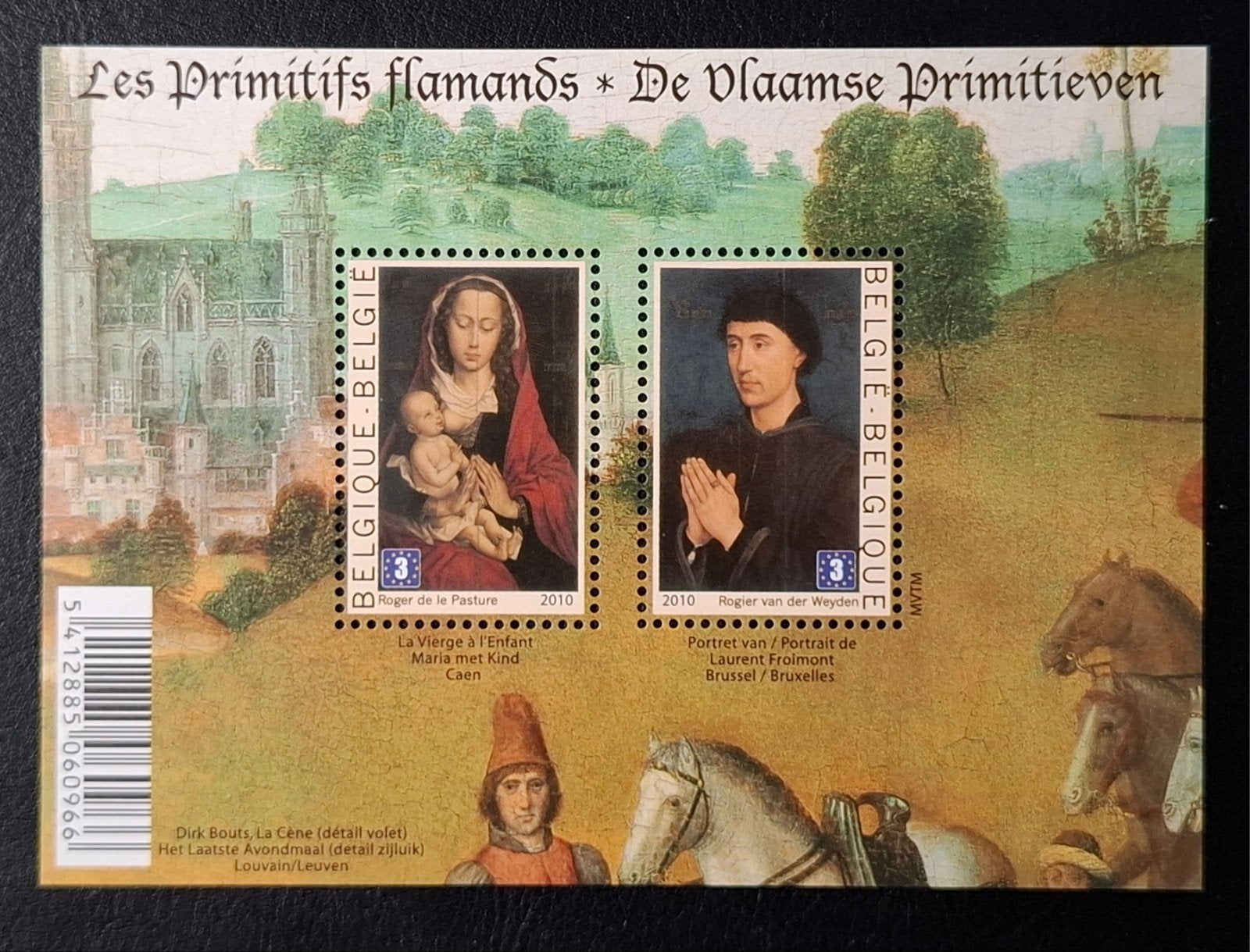 België: OBP 4084/86-BL185 ** Vlaamse primitieven 2010., Ophalen of Verzenden, Zonder stempel, Postfris, Postfris