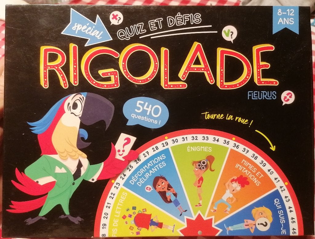 FOREST: Jeu quiz RIGOLADE, apd 8 ans, comme neuf!, Enlèvement ou Envoi, Comme neuf