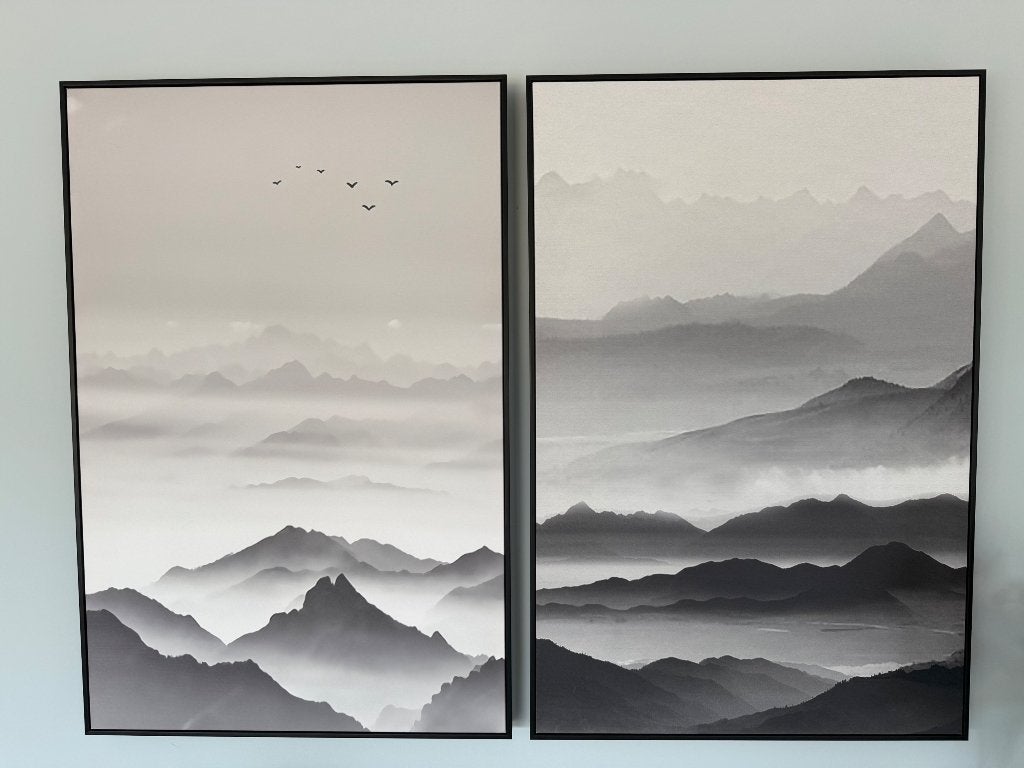 Kaders , landschappen, Antiek en Kunst, Ophalen, Doek, Realistisch, Landschap