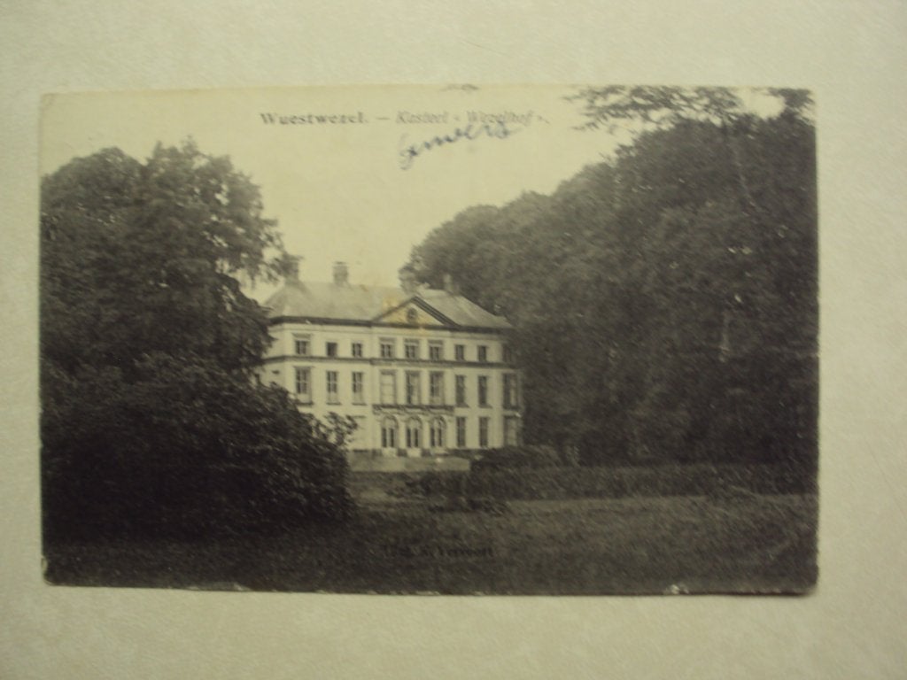 57475 - WUESTWEZEL - KASTEEL WEZELHOF - ZIE 2 FOTO'S, Collections, Envoi