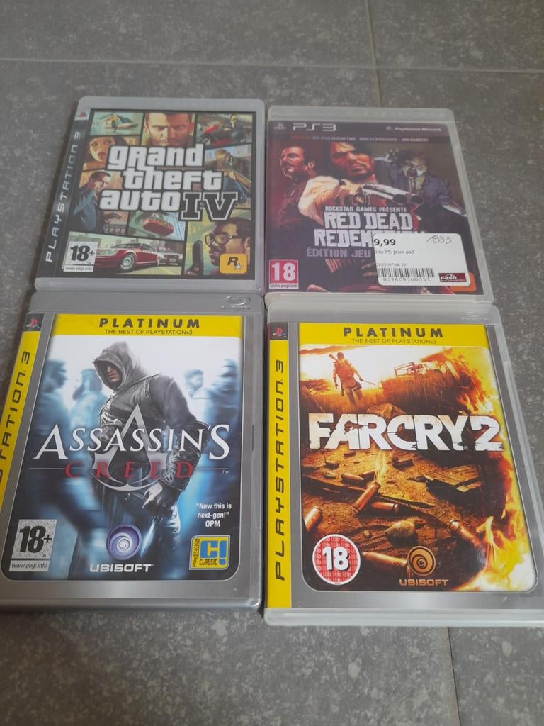 4 Playstation 3 games, Ophalen