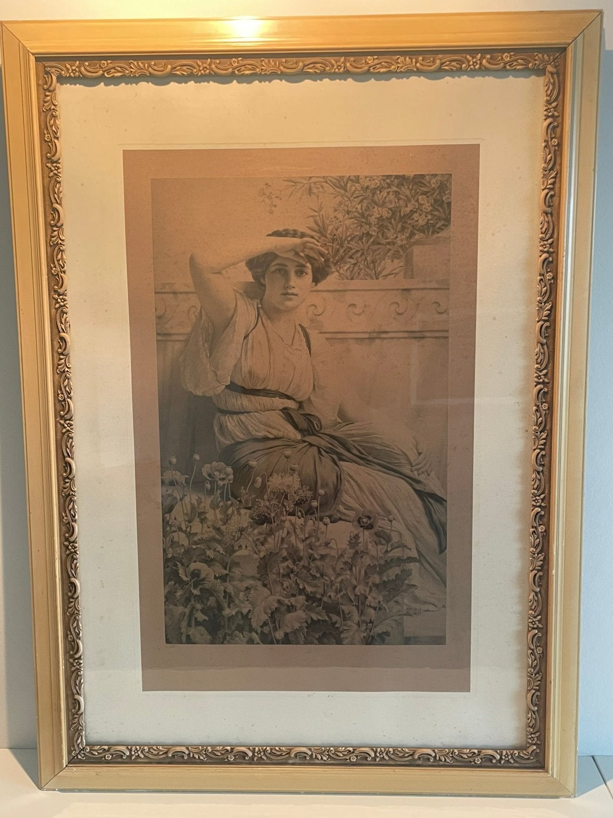 2 kaders, 99/71cm, getekend JW Goodward, 1906,, Ophalen