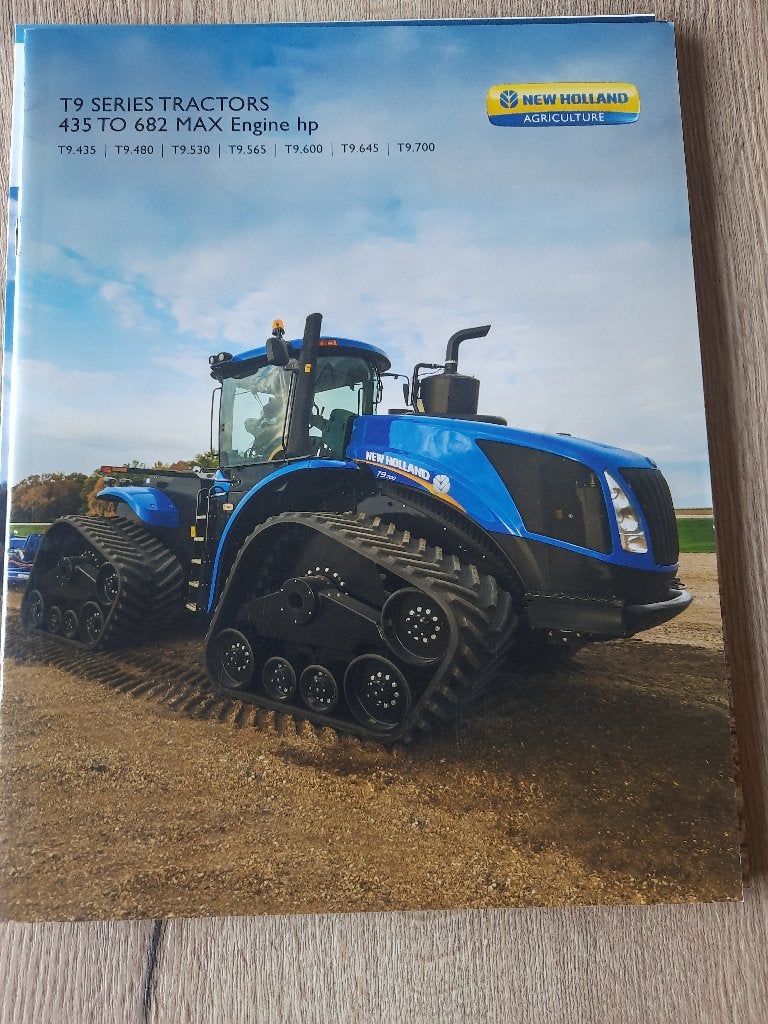 FOLDER TRACTOR NEW HOLLAND T9 SERIES USA, Ophalen of Verzenden, Nieuw, Folder