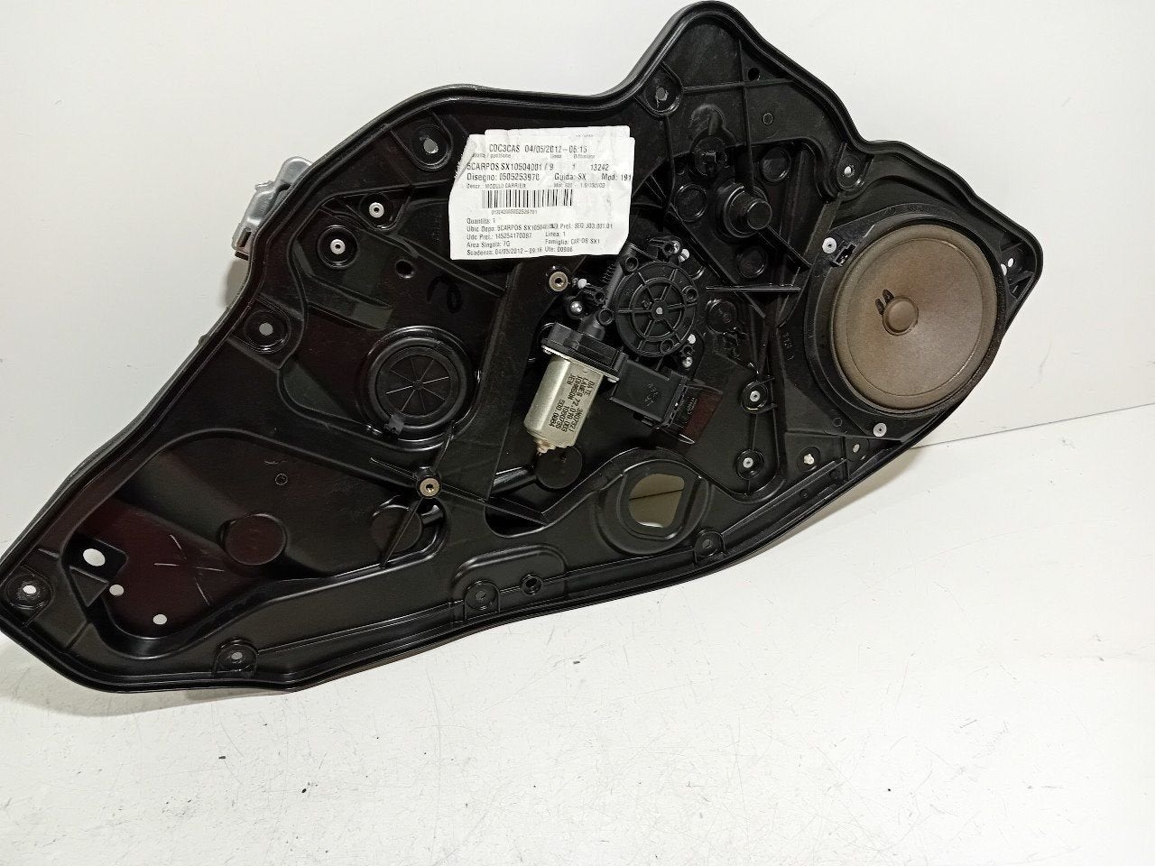 Raammechaniek elektrisch links achter Alfa Romeo Giulietta, Onderdelen@venauto.nl, Van der Ven Autorecycling B.V., Gebruikt, Ettenseweg 76, 4706 PB Roosendaal, The Netherlands