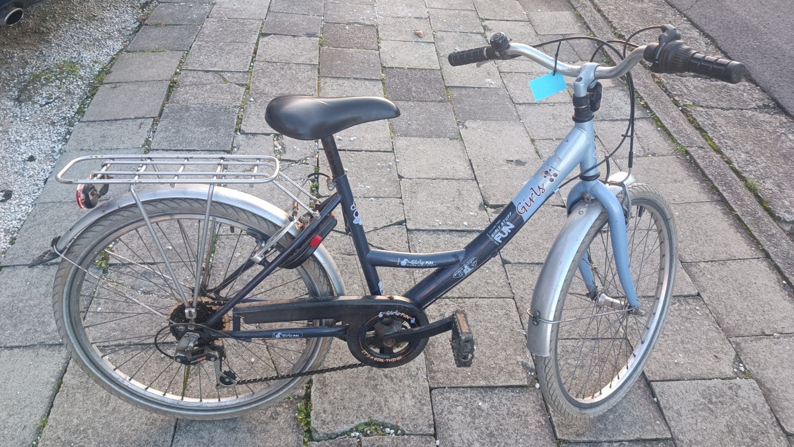 meisjesfiets 8 tot 12 jaar, Ophalen, Gebruikt, 24 inch
