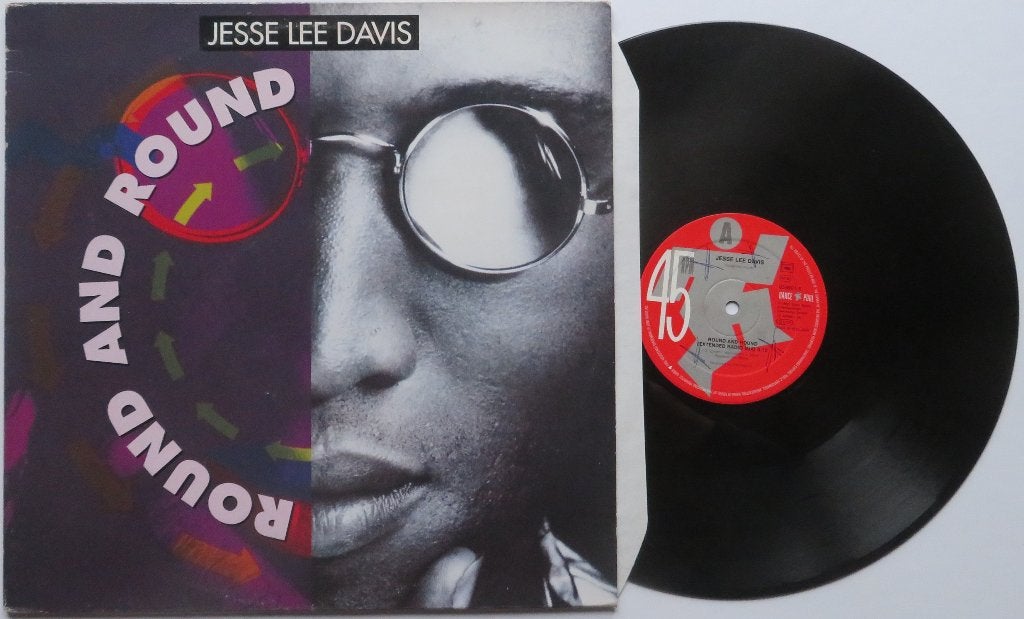 Jesse Lee Davis - Round and round. Maxi, Gebruikt, Dance, EP, 12 inch
