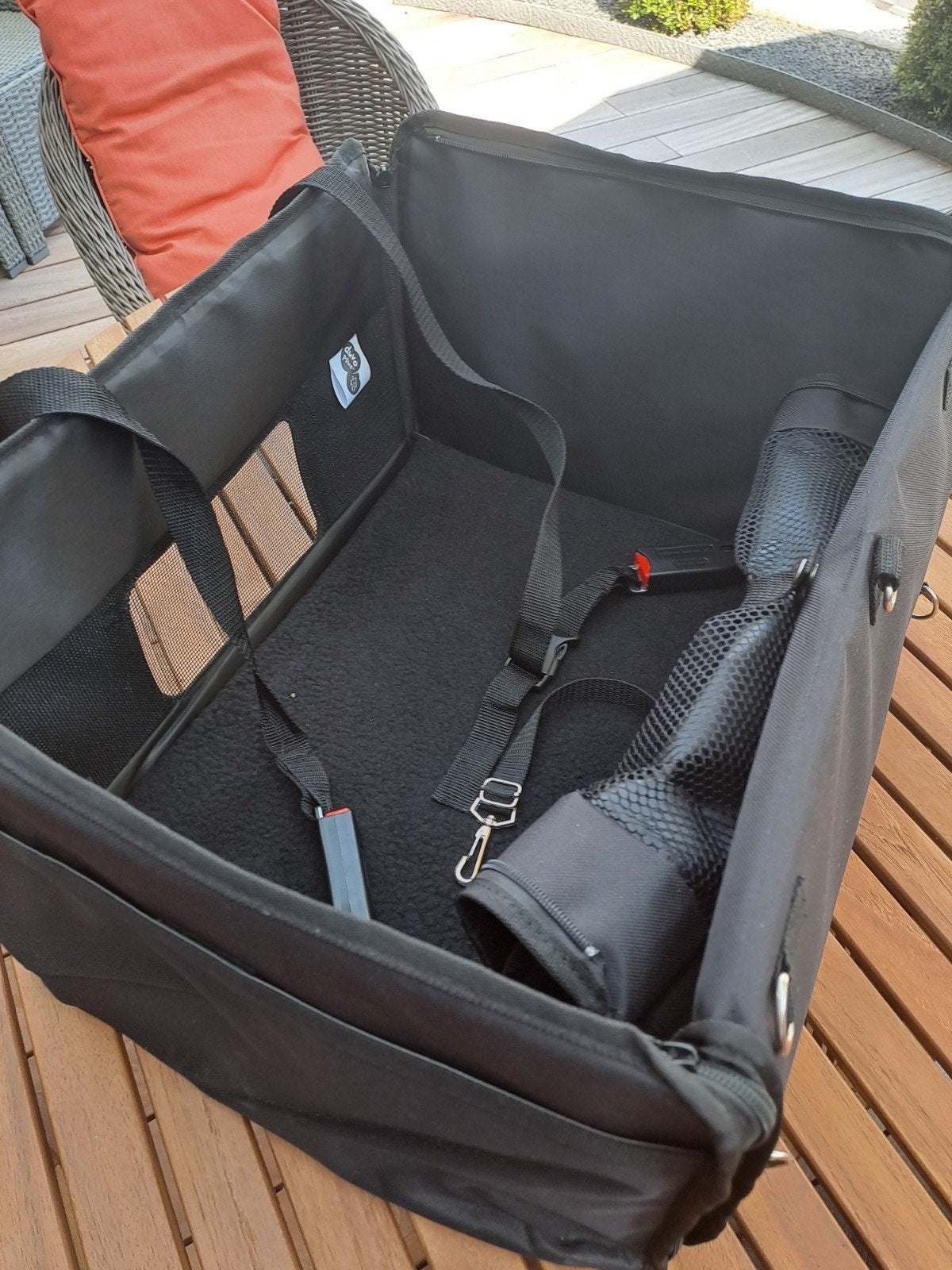 hondenmand voor in de auto, Ophalen, Zo goed als nieuw, Stof