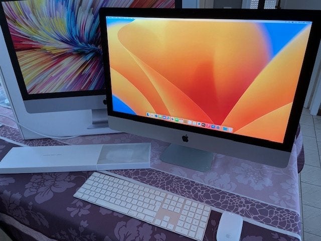 iMac 27 inch 5K Retina uit 2021 - als nieuw in de doos, Computers en Software, Apple Desktops, Zo goed als nieuw, iMac, HDD en SSD