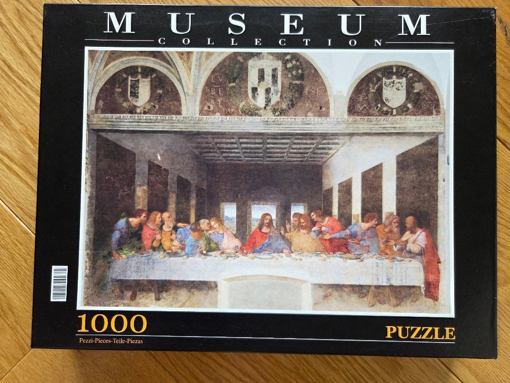 puzzel Clementoni - HET LAATSTE AVONDMAAL - 1000 stukjes, Ophalen of Verzenden, 500 t/m 1500 stukjes, Zo goed als nieuw, Legpuzzel