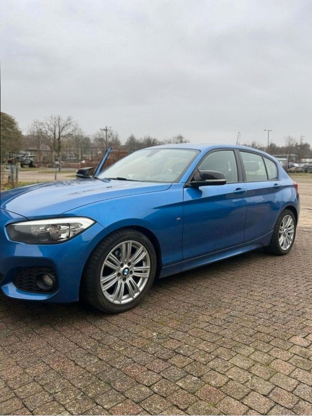 BMW 118i M-packet, 1 Reeks, Euro 6, Blauw, Alcantara