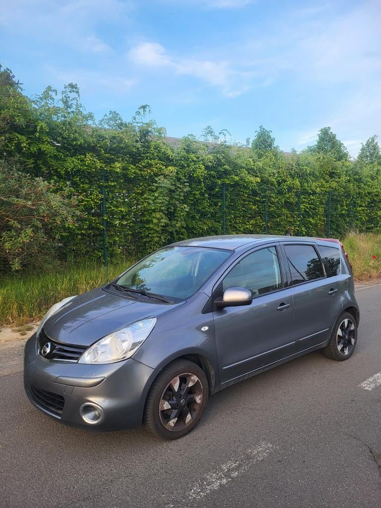 Nissan Note Benzine 2012, Auto's, Leder, Trekhaak, Particulier, Te koop