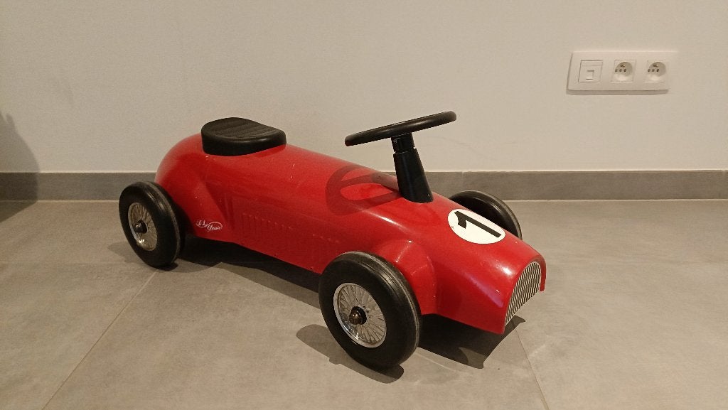 Rode speelauto voor peuters, Ophalen, Zo goed als nieuw
