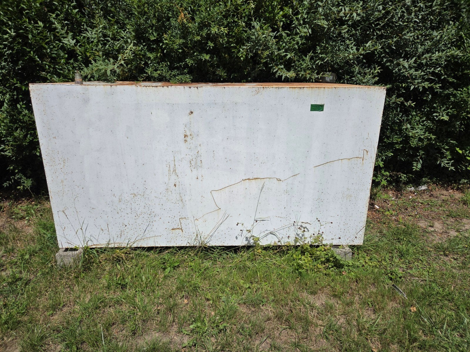 dikwandige mazouttank, Ophalen, Gebruikt, IJzer