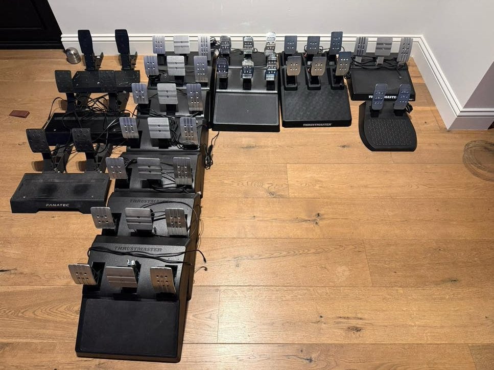 Partij Simracing pedalen, Computers en Software, Ophalen, Zo goed als nieuw