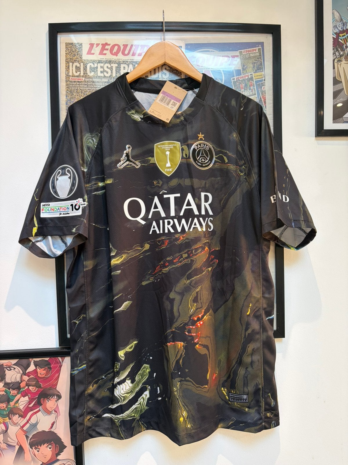 Maillot psg Kvaratskhelia neuf, Plus grand que la taille XL, Enlèvement ou Envoi, Neuf, Maillot