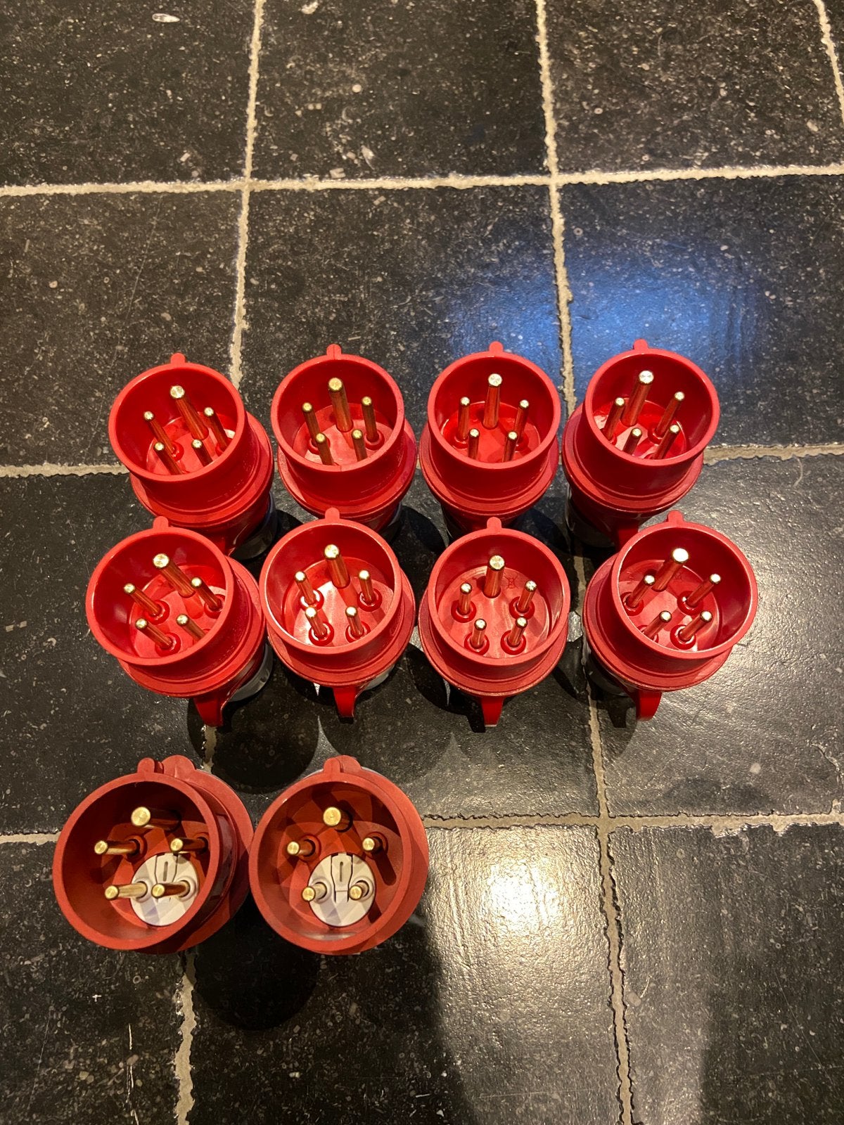 10x 380v 16a stekkers, Doe-het-zelf en Bouw, Ophalen, Stekker