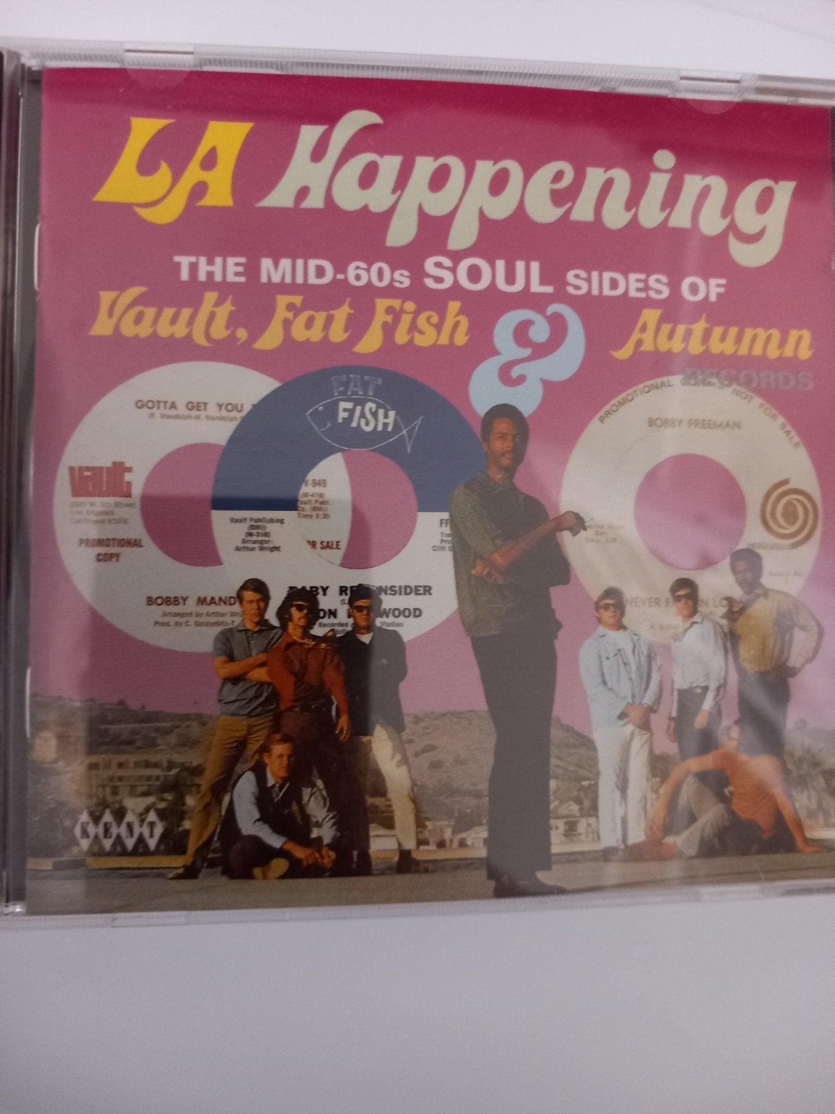 LA  HAPPENING. VAULT . FAT FISH.POPCORN CD