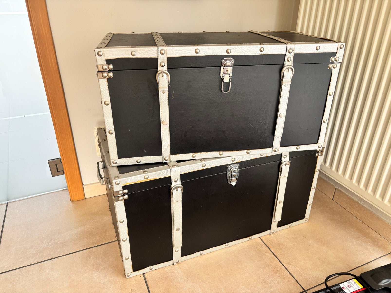 2 houten koffers, Muziek en Instrumenten, Behuizingen en Koffers, Ophalen, Gebruikt