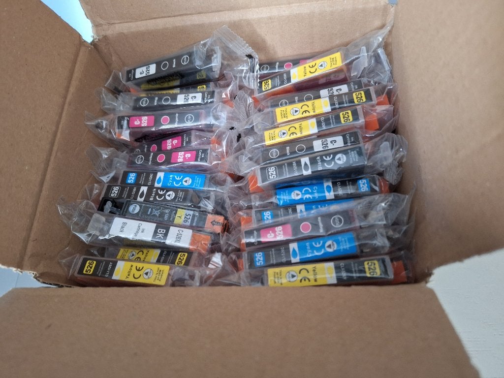 Grote partij inktpatronen Canon Pixma PGI-525  & CLI-526, Computers en Software, Printerbenodigdheden, Nieuw, Cartridge, Ophalen of Verzenden