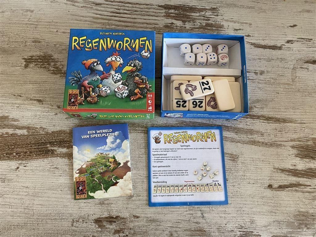 Regenwormen 999 games [s2034], Verzenden, Zo goed als nieuw