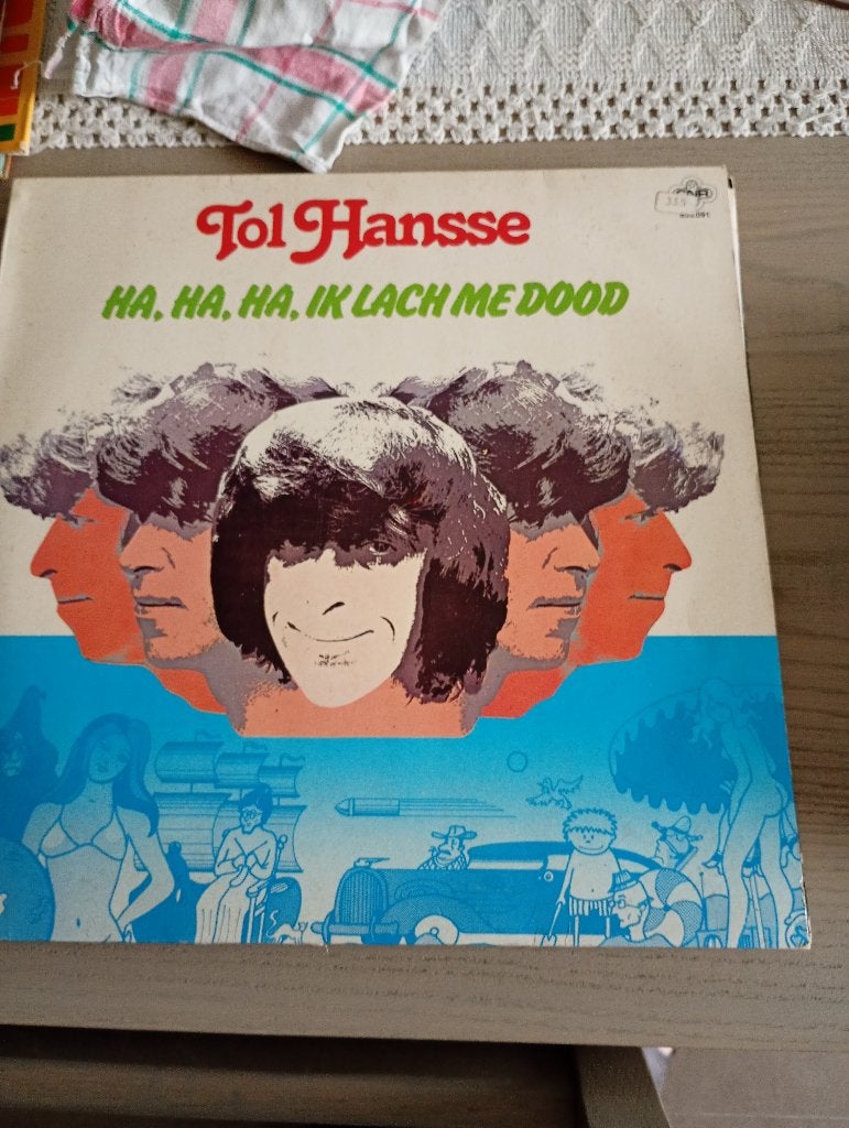 Tol Hansse - Ha ha ha ik lach me dood, CD & DVD, Vinyles | Néerlandophone, Pochette photo, Utilisé, Pop, Envoi