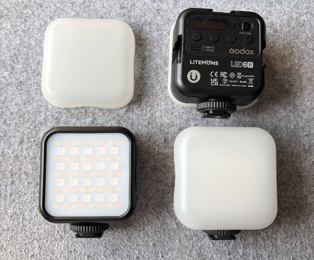 Godox Litemons LED6R — set van 3 RGB minilampen, Audio, Tv en Foto, Fotografie | Fotostudio en Toebehoren, Nieuw, Studiolamp, Godox