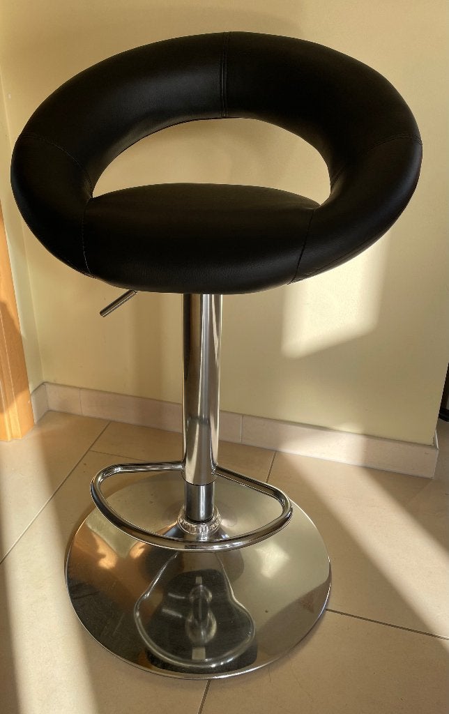 Tabouret de bar, 1 tabouret, Synthétique, Comme neuf, Enlèvement